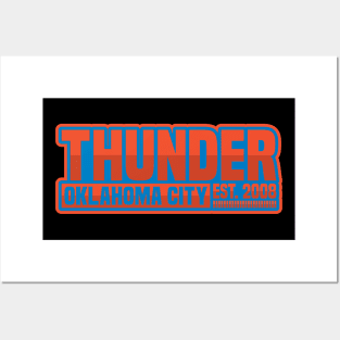 Oklahoma City Thunder 02 Posters and Art